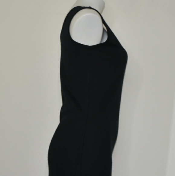 Joan Leslie Talbots Joan Sleeveless Black Knit Dress Size Petites S - Picture 6 of 9
